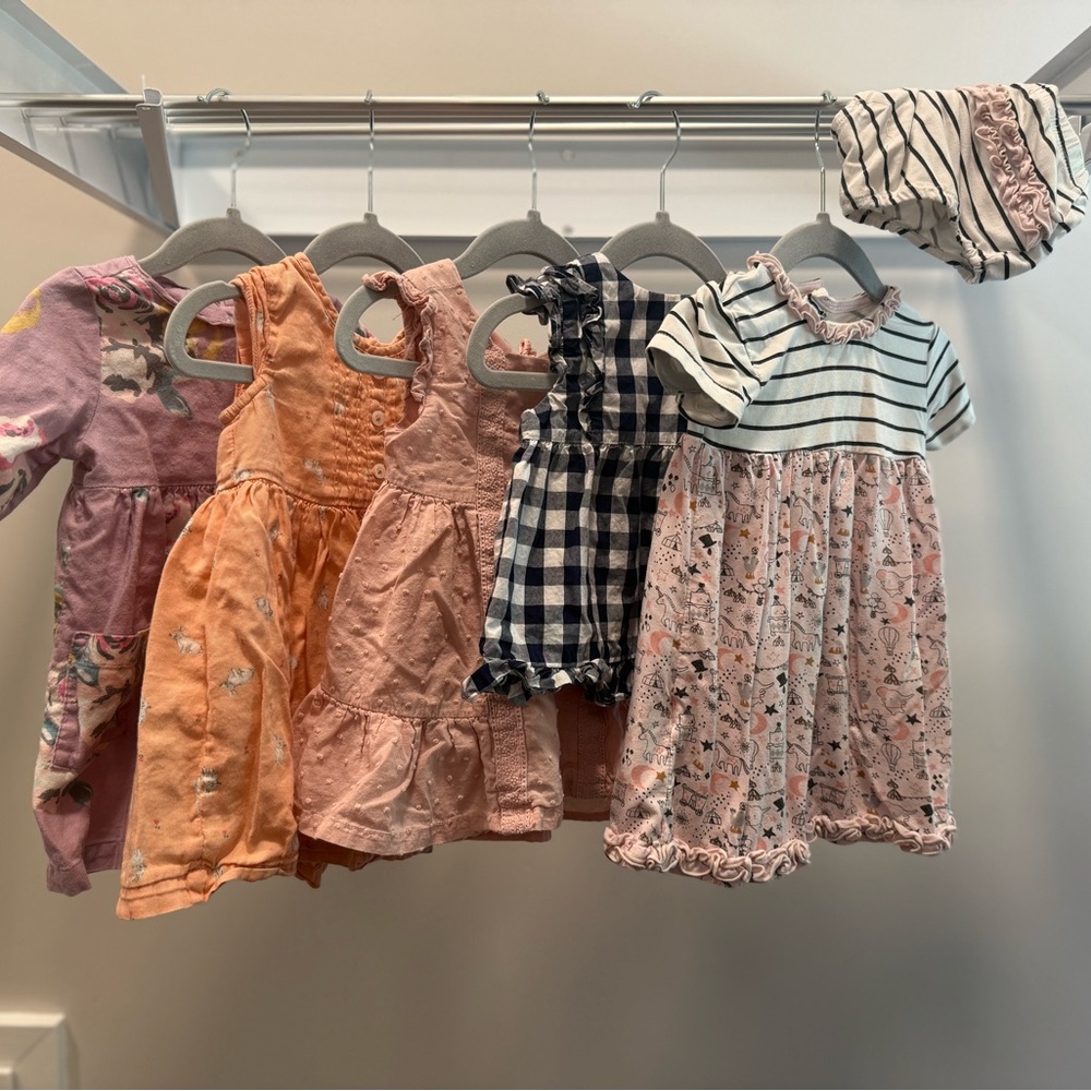 25+ Pieces Baby Girl 6–12M S/S Bundle | Boutique Brands ☀️